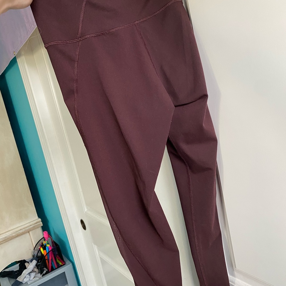 maroon old navy leggings - Picture 3 of 3